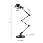 Architectural Reading Floor Lamp with Articulated Arm for Living Room