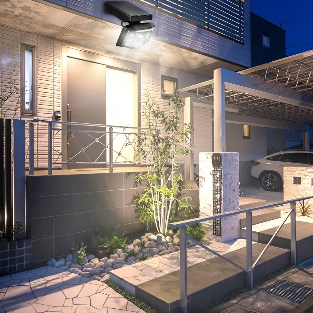 Adjustable Solar Energy Motion Sensor Wall Lamp