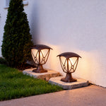 European Aluminum Pillar Light with LED Warm Glow for Garden and Courtyard