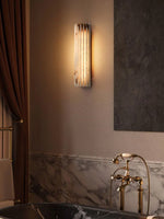 Alvia Alabaster Wall Sconce — Natural Stone LED Wall Light