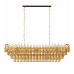 Modern Glass Pendant Chandelier 8-Light 10-Light American Luxury Ceiling Light