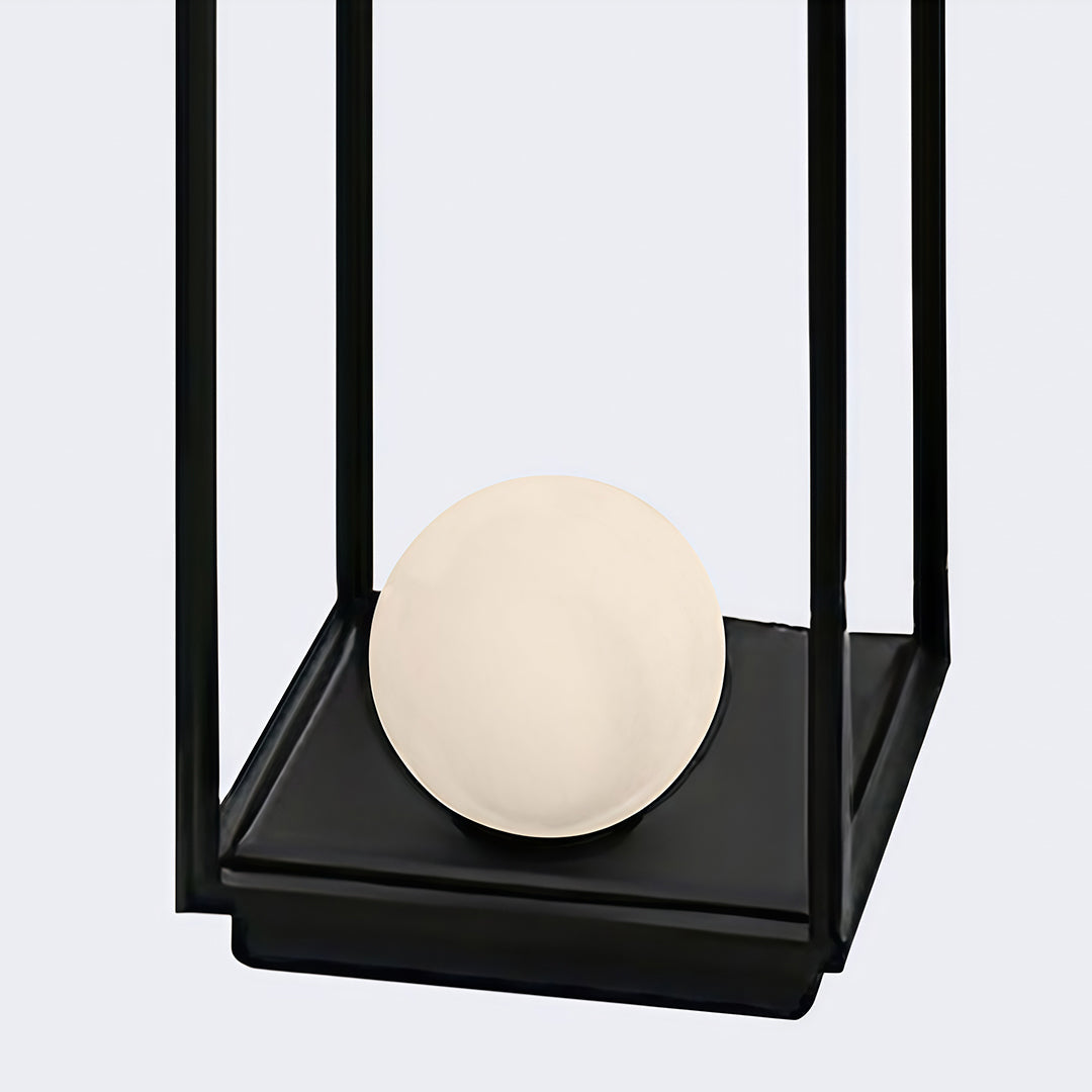 Lunar Bollard Outdoor Light – Modern Aluminum Landscape Lamp for Courtyard & Pathway