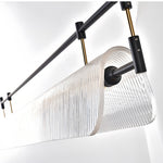 Nordic Linear LED Pendant Light, Minimalist Long Strip Ceiling Lamp for Dining Room and Kitchen Island
