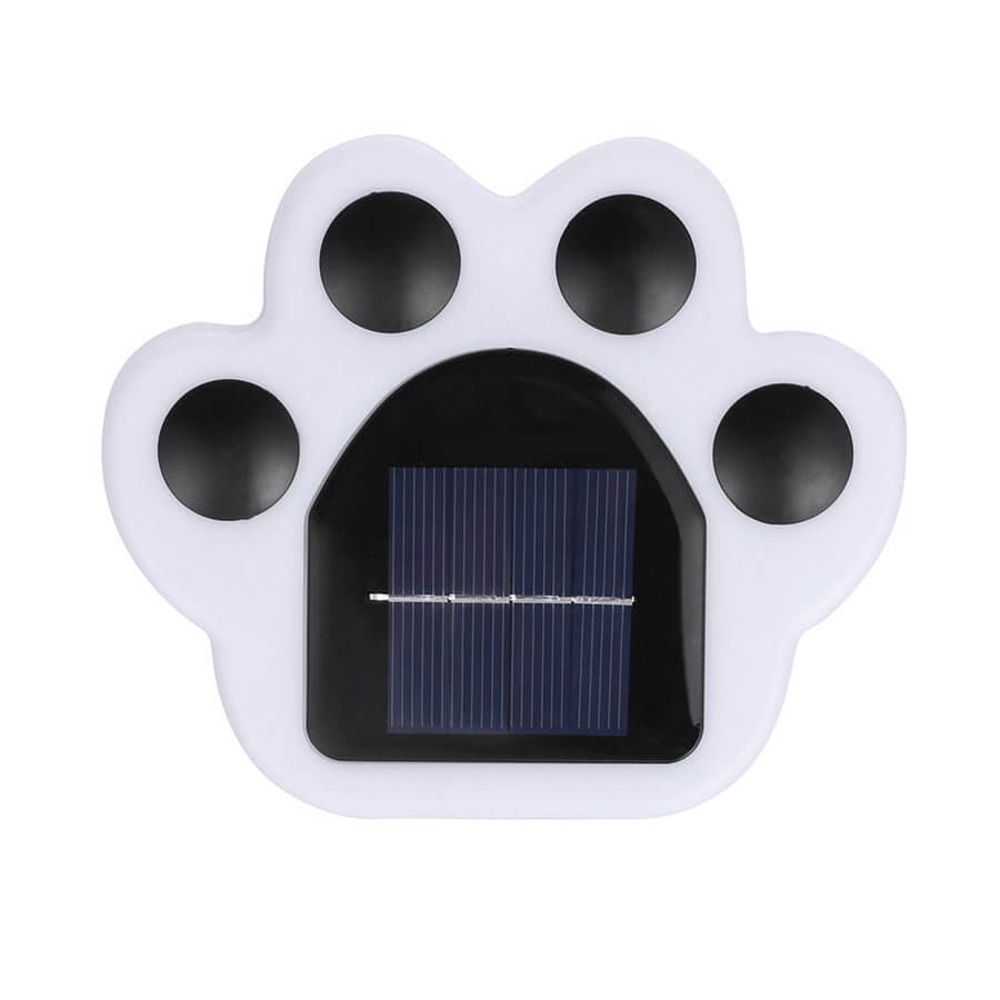 Modern Solar Animal Paw Step Lights for Garden Stairs, Set of 4