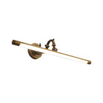 Luxury Brass LED Vanity Light for Bathroom Mirror | Modern Wall Mount