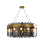 Lumina Glass Chandelier — Modern Luxury Pendant for Dining & Living Spaces