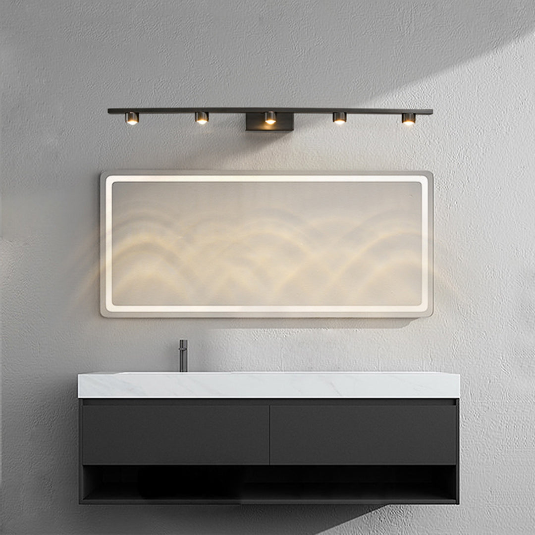 Minimalist LED Vanity Light Bar for Bathroom Mirror – Modern Black Wall Mount