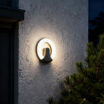 Luma Noir Outdoor Wall Sconce – Modern LED Architectural Light