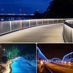 Modular Outdoor Wall Washer Light, Waterproof LED Strip