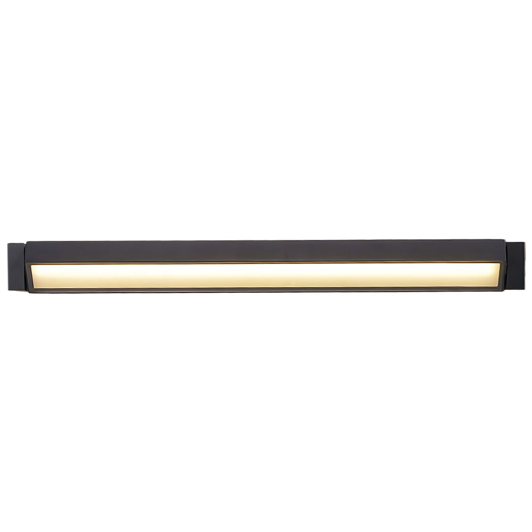 Rotatable Linear LED Wall Sconce in Black Aluminum