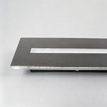 Linear LED Wall Sconce in Black Iron with Acrylic Diffuser