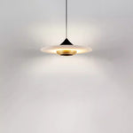 Marble UFO LED Pendant Light – Modern Minimalist Hanging Lamp