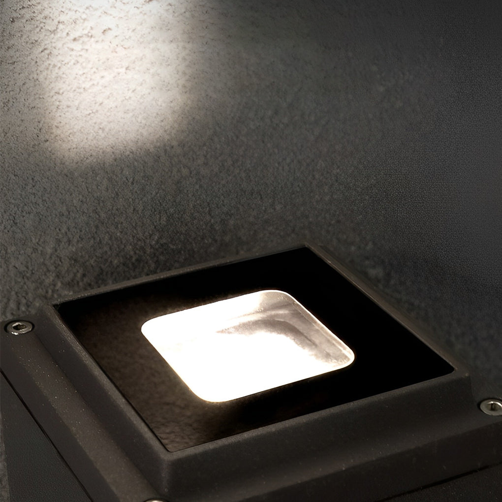 LED Outdoor Wall Washer with Up and Down Illumination, Die-Cast Aluminum, IP65 Waterproof