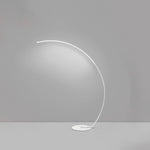 Arc Floor Lamp with Remote Control, Modern LED Aluminum Design