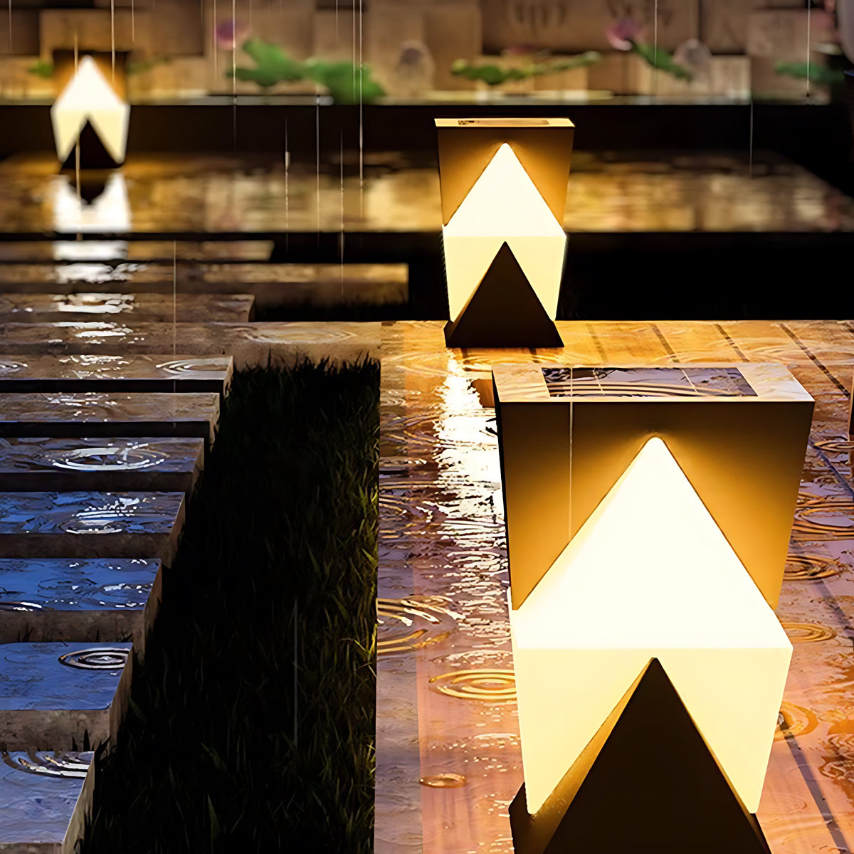 Modern Minimalist LED Pillar Light for Outdoor Spaces