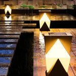 Modern Minimalist LED Pillar Light for Outdoor Spaces