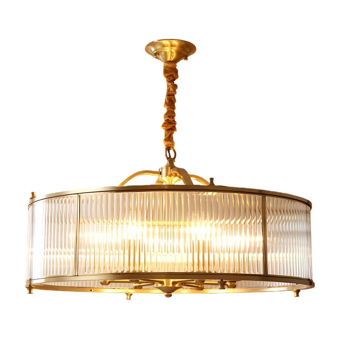 Artisan Brass Semi Flush Mount Ceiling Light with Glass Shade