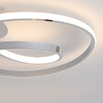 Art Deco Flush Mount Ceiling Light with Dimmable LED, Nordic Minimalist Design