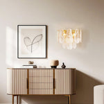 Art Deco French Luxury Wall Sconces, Copper Glass Dual-Light