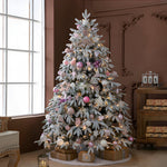 Winter Luminaria Artificial Christmas Tree with Warm String Lights