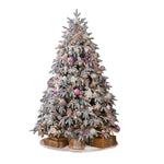 Winter Luminaria Artificial Christmas Tree with Warm String Lights