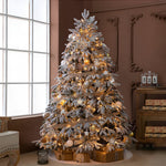 Winter Luminaria Artificial Christmas Tree with Warm String Lights