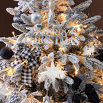 Winter Luminaria Artificial Christmas Tree with Warm String Lights