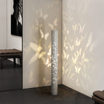 Butterfly Projection Floor Lamp – Modern Decorative Column Light