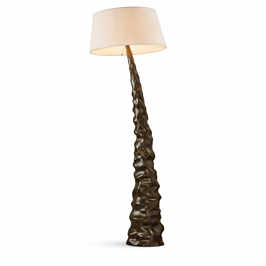 Sculpted Peak Floor Lamp – Modern Art Deco Statement Lighting