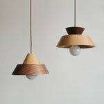 Torven Wood Pendant Light – Sculptural Layered Wooden Shade for Dining & Living Spaces