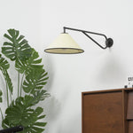 Vellora Swing Wall Lamp – Modern Articulating Sconce with Fabric Shade