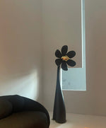 Fleur Sculptural Floor Lamp in Black or Gold – Modern Art Deco Lighting