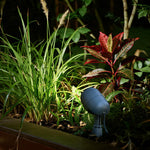 Minimalist Outdoor Spotlights with Warm LED Glow