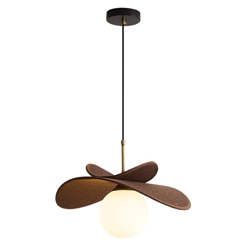 Aera Raffia Pendant Light – Natural Texture Modern Glass Pendant Lamp
