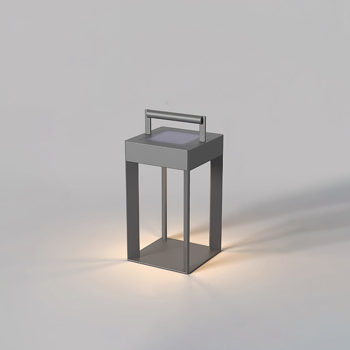 Arden Solar Lantern – Modern Outdoor Table Lamp with Handle