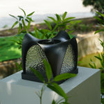 Sculptform Solar Outdoor Post Light – Modern Curved LED Garden Lamp