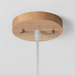 Artisan Bamboo Cylinder Pendant Light with Warm LED Glow