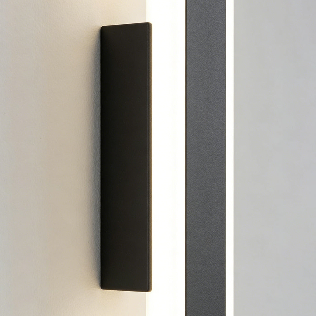 Modern Oval Bar Wall Light with Dimmable LED, Gold or Black Finish