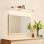 Luxury Brass LED Vanity Light for Bathroom Mirror | Modern Wall Mount