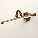 Luxury Brass LED Vanity Light for Bathroom Mirror | Modern Wall Mount