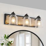 Nordic Geometric Linear Wall Sconce with Multi-Light Iron Frame