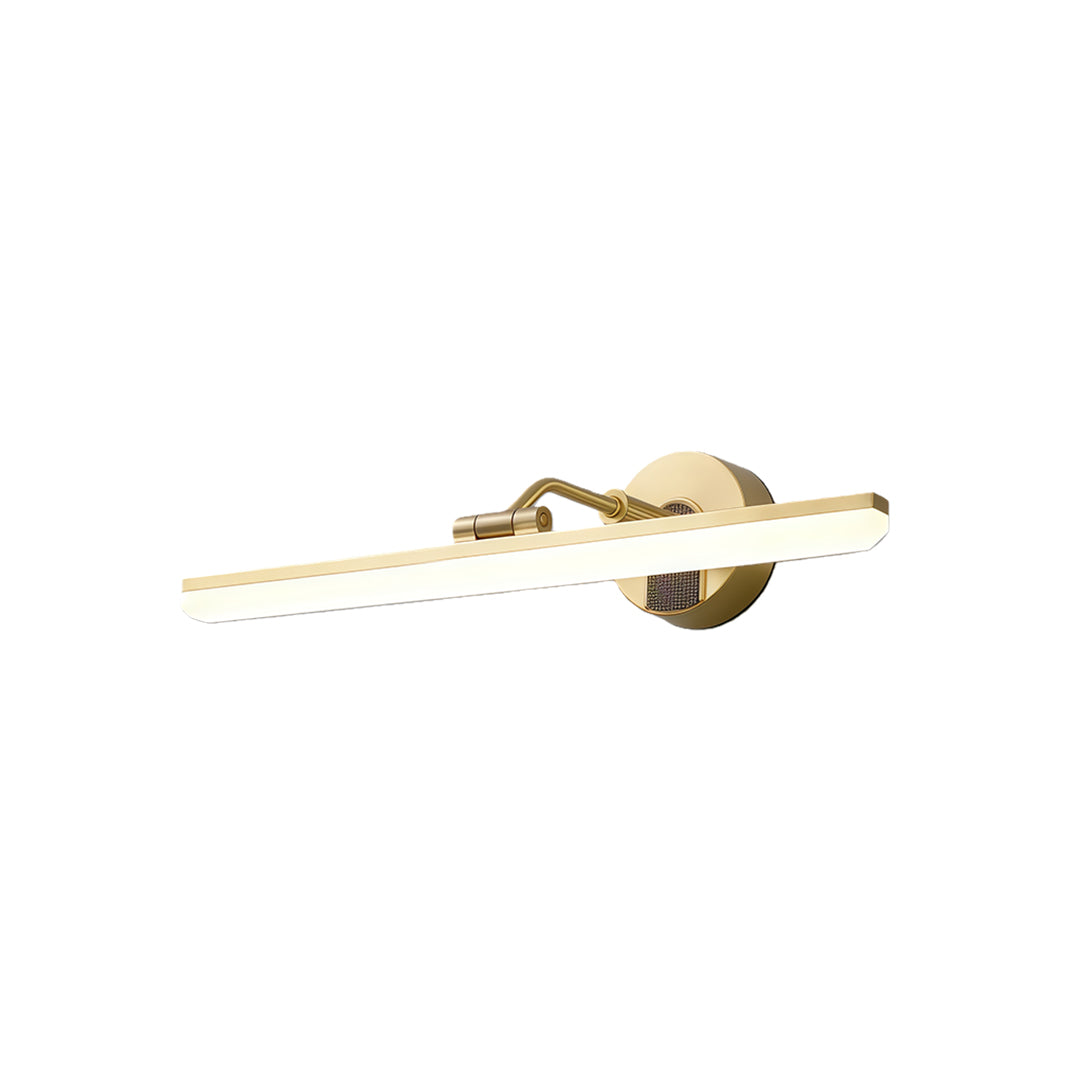 Aurelia Linear LED Vanity Light in Copper for Bathroom and Dressing Areas