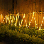 Solar LED Strip Light for Outdoor Spaces, Warm White 3000K