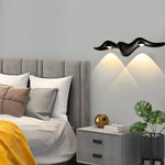 Aurelia Seagull Outdoor Wall Sconce in Matte Black or White