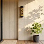 Crystal Linear LED Wall Sconce for Outdoor Modern Facades