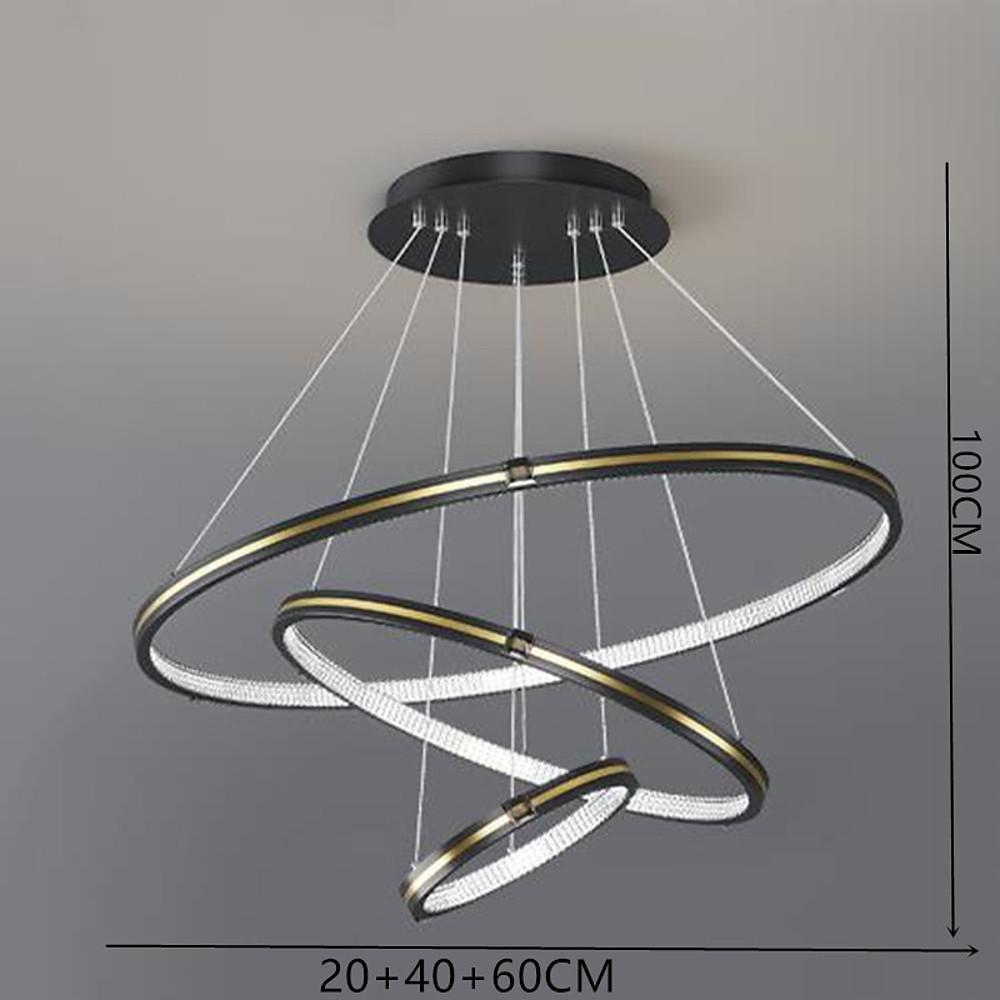 Stylish 3 Rings Led Chandelier
