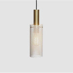 Modern Cylinder LED Pendant Light with Adjustable Cord for Dining and Bedroom