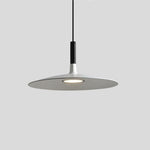 Nordic Flat Dish LED Pendant Light – Minimalist Ceiling Hanging Lamp