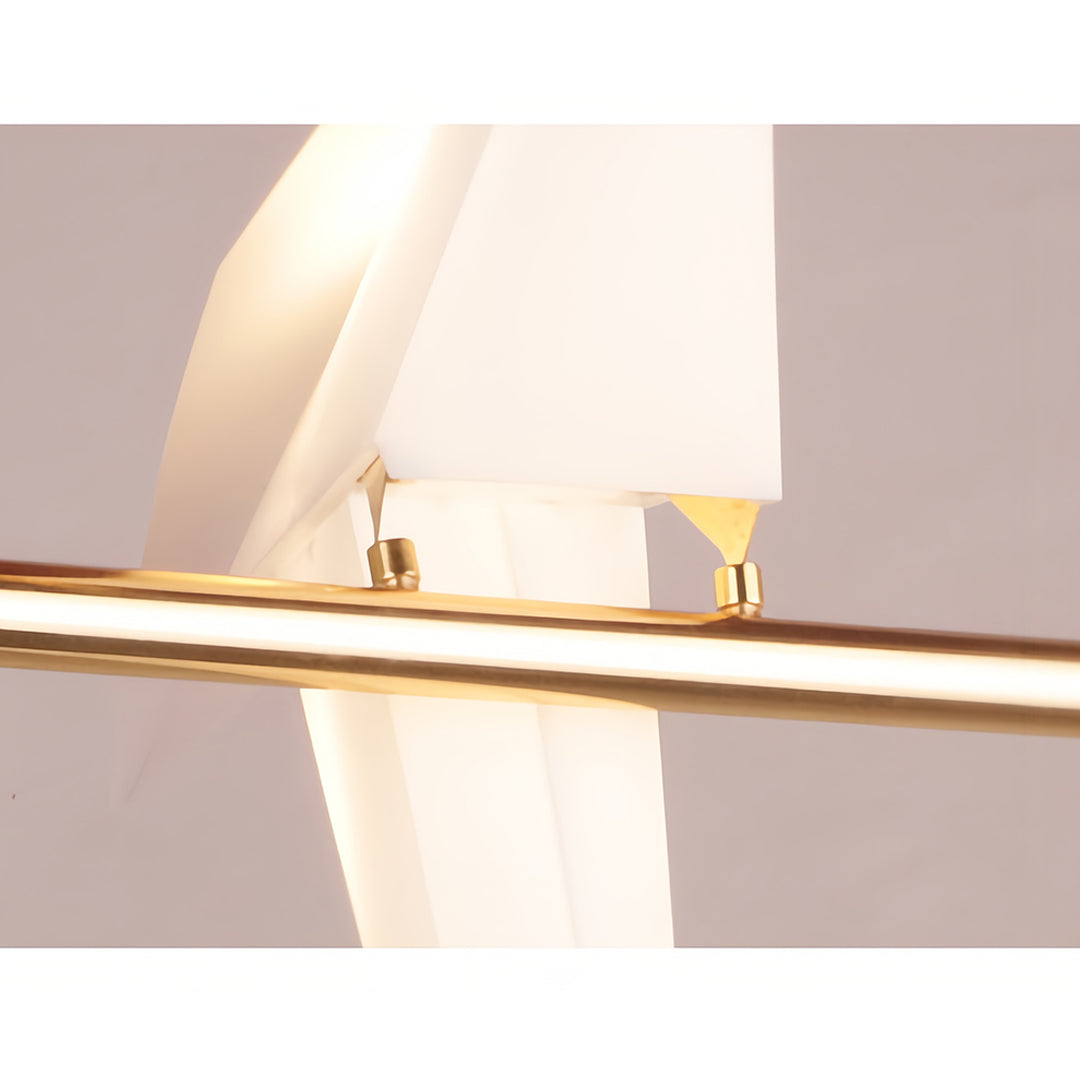 Origami Crane Wall Sconce in Gold Accent, Modern Nordic Bird Light