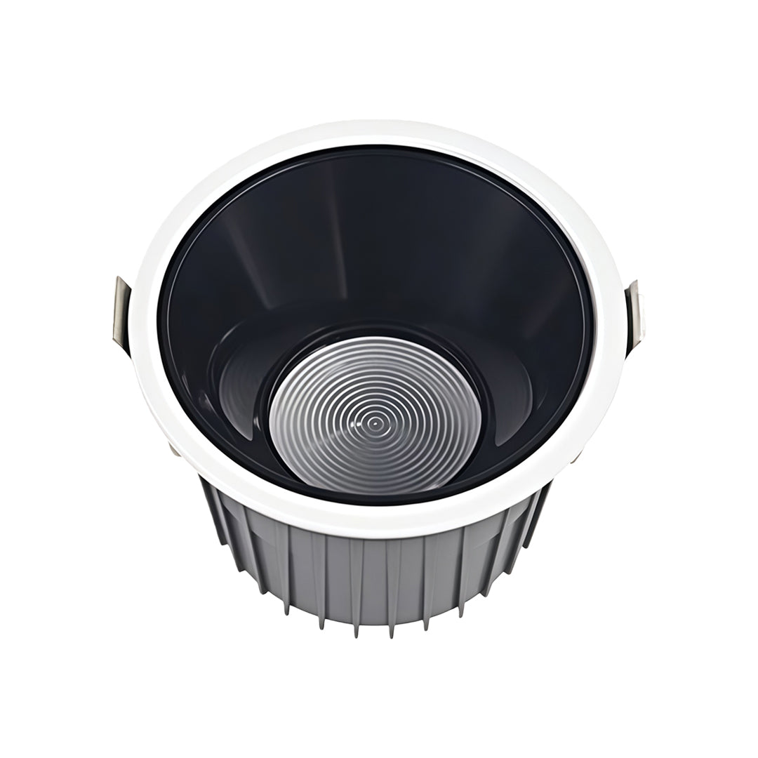 Lumenis Anti-Glare Recessed LED Downlight, IP65 Waterproof Aluminum